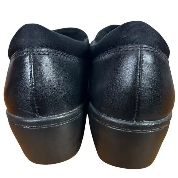 Clarks Black Leather Mules - Picture 11 of 16